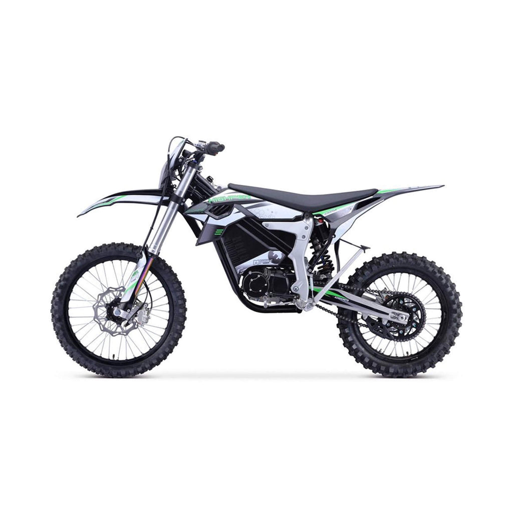 MotoTec Venom High-Performance 72V/12000W Electric Dirt Bike, White (SAK70326) – SAKSBY WHOLESALE, view 4