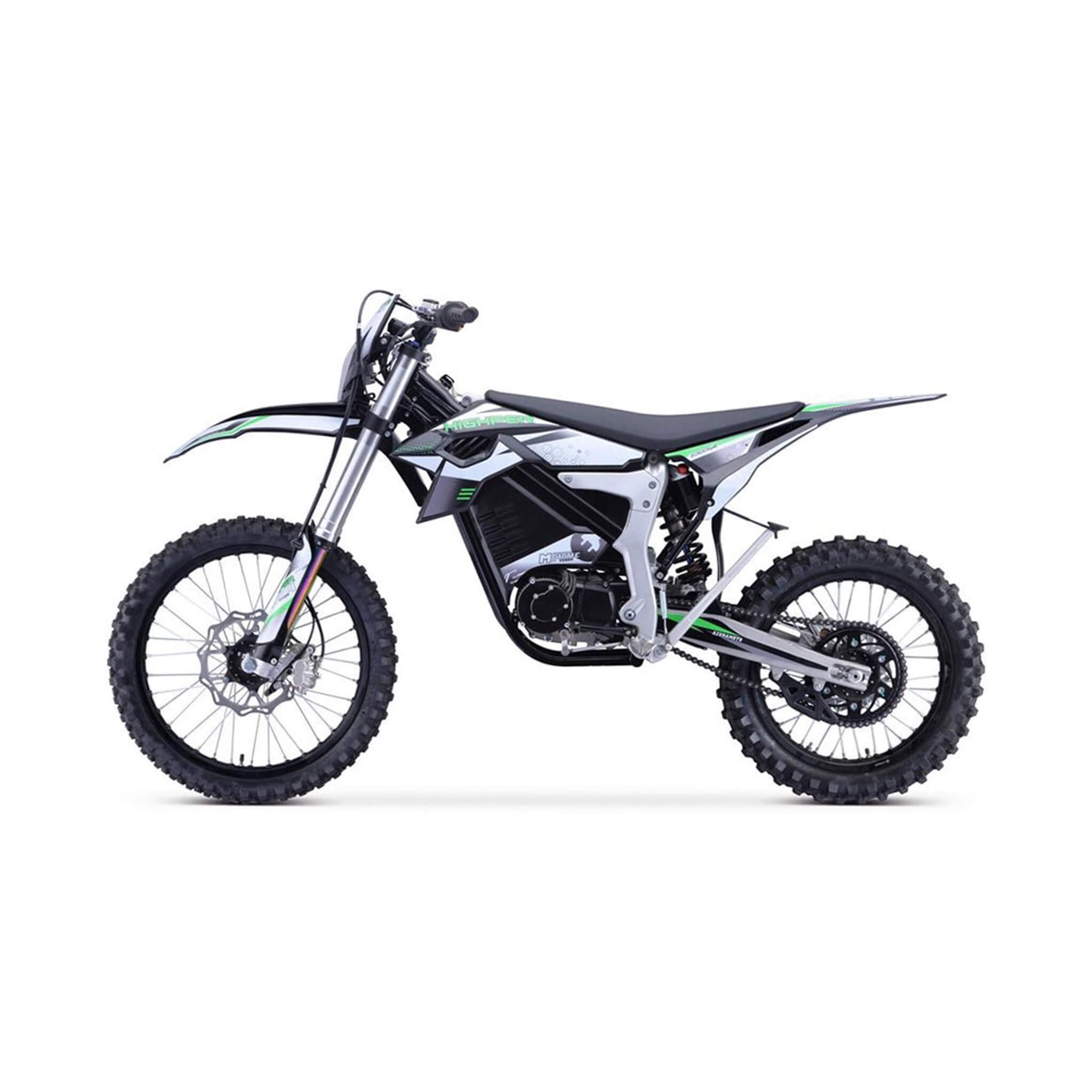 MotoTec Venom High-Performance 72V/12000W Electric Dirt Bike, White (SAK70326) – SAKSBY WHOLESALE, view 4