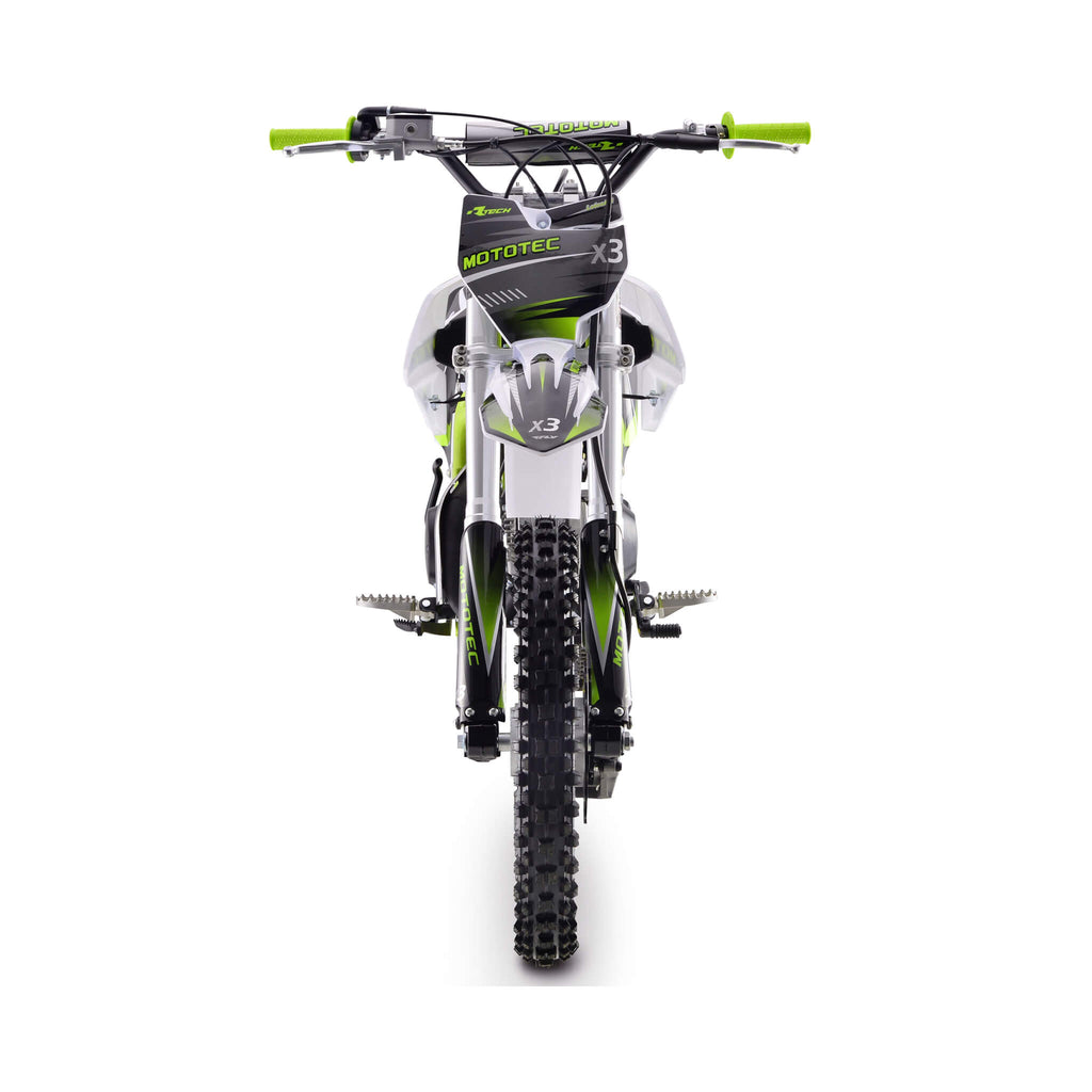 MotoTec X3 125CC 4-Stroke Green Gas-Powered Dirt Bike (SAK86035) – SAKSBY WHOLESALE, view 5