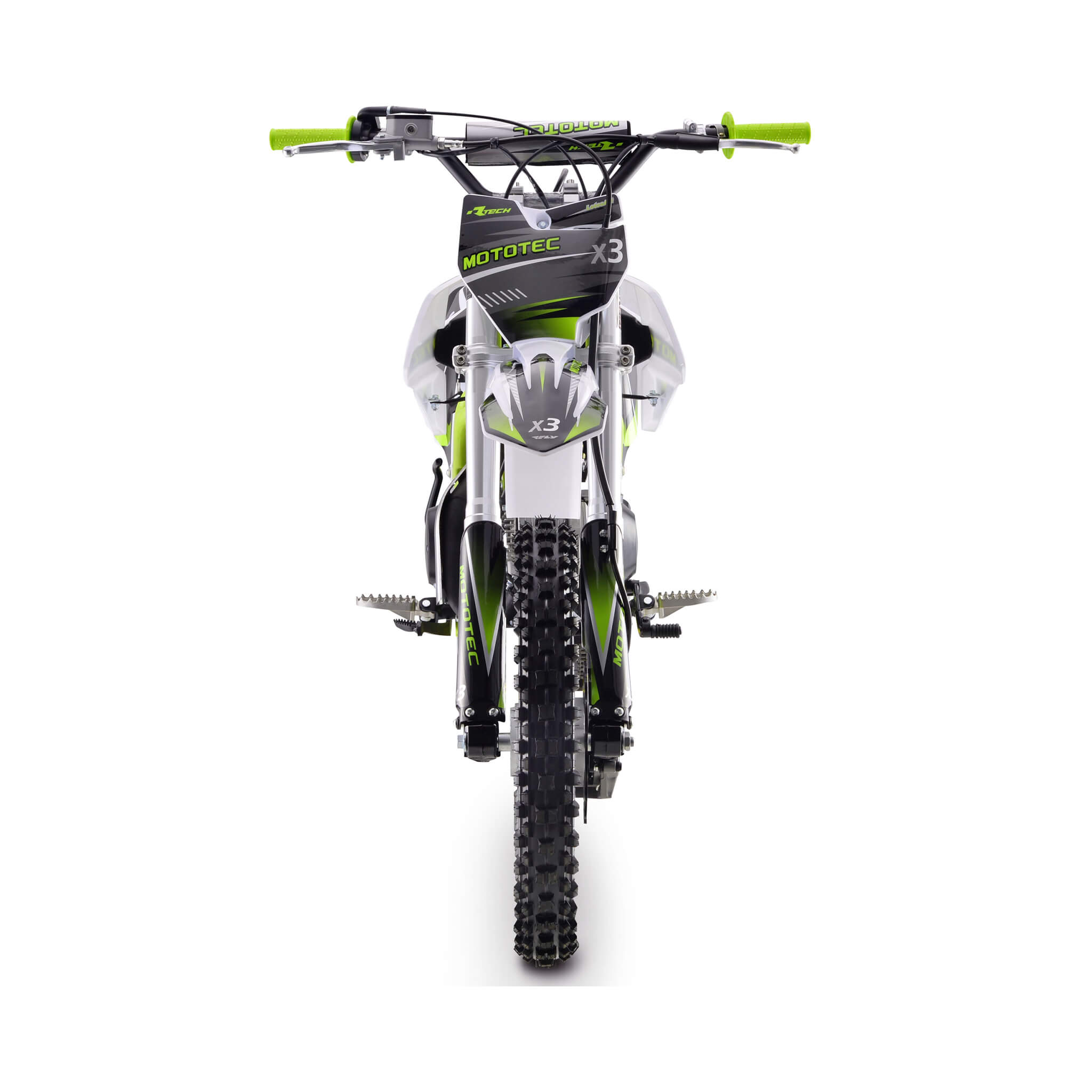 MotoTec X3 125CC 4-Stroke Green Gas-Powered Dirt Bike (SAK86035) – SAKSBY WHOLESALE, view 5