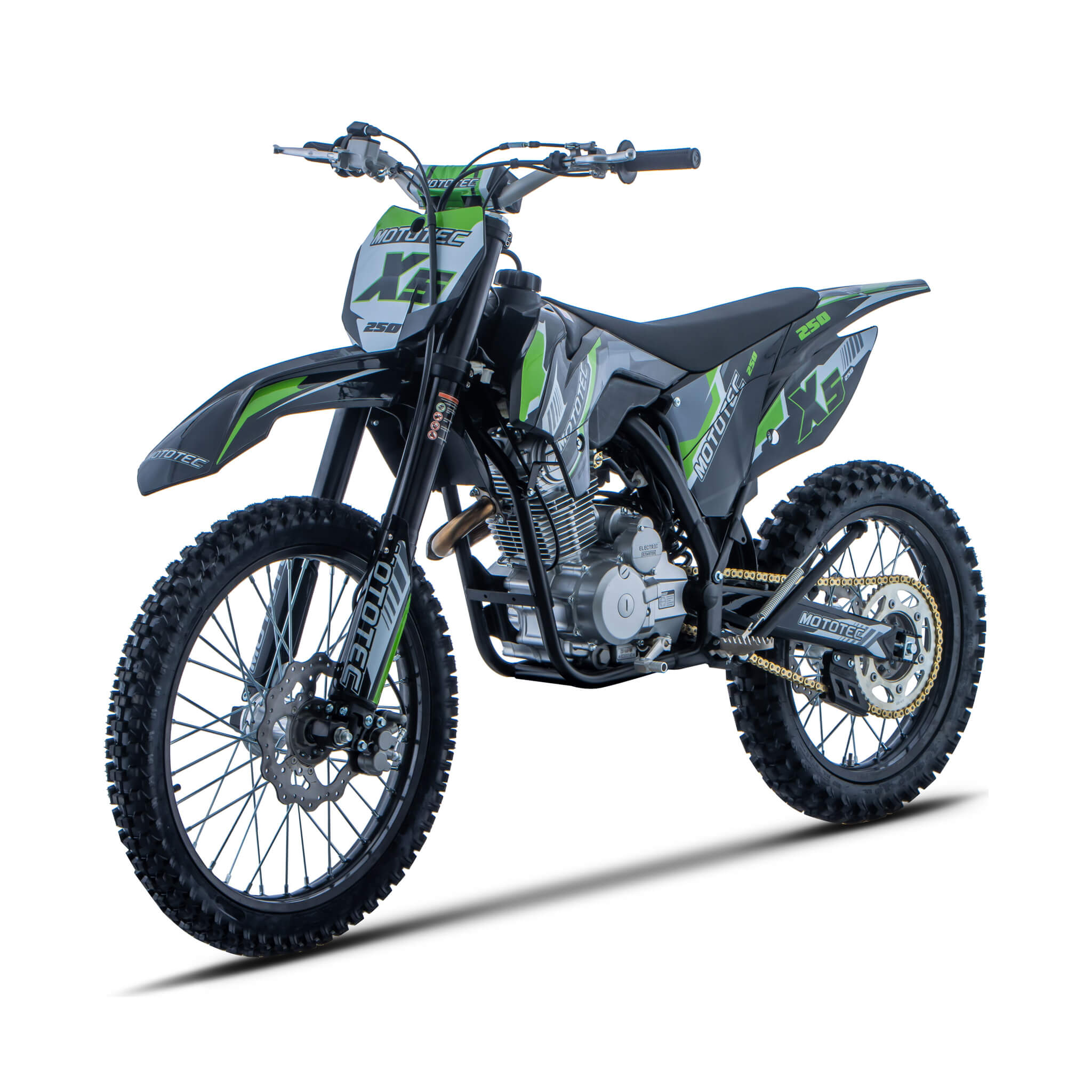 MotoTec X5 250CC 4-Stroke High-Performance Off-Road Gas Dirt Bike, Black (SAK39425) – SAKSBY WHOLESALE, view 8