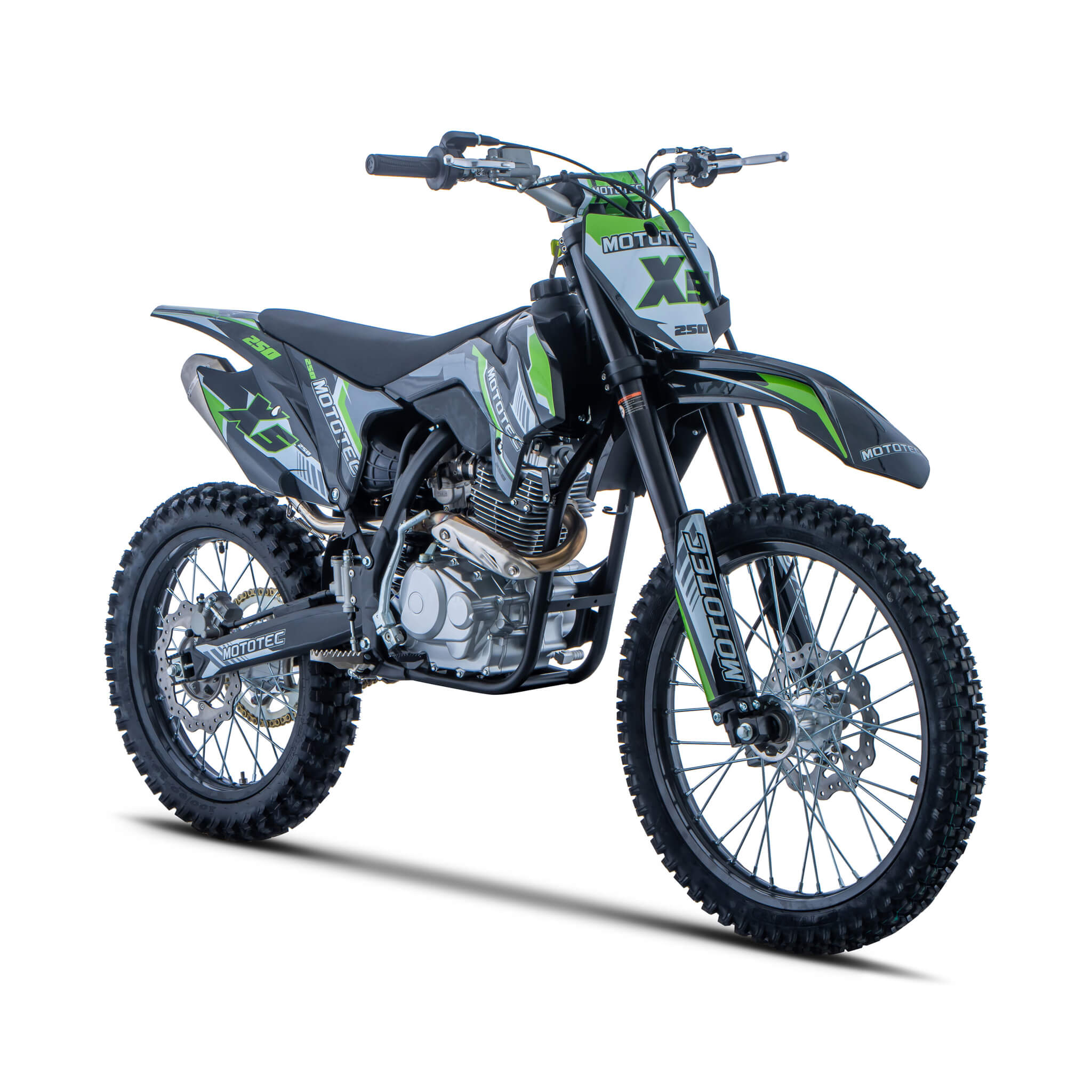 MotoTec X5 250CC 4-Stroke High-Performance Off-Road Gas Dirt Bike, Black (SAK39425) – SAKSBY WHOLESALE, view 5