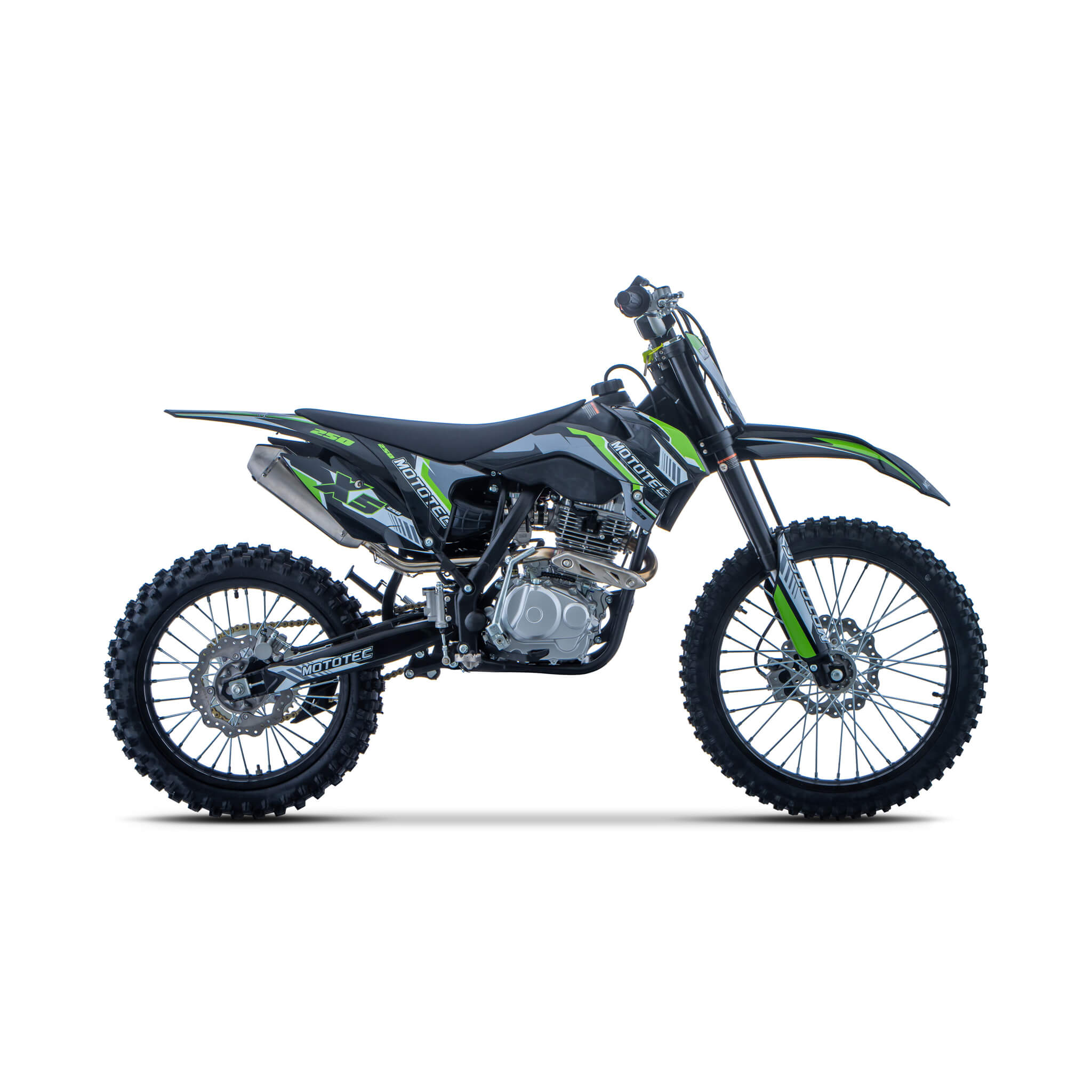 MotoTec X5 250CC 4-Stroke High-Performance Off-Road Gas Dirt Bike, Black (SAK39425) – SAKSBY WHOLESALE, view 7