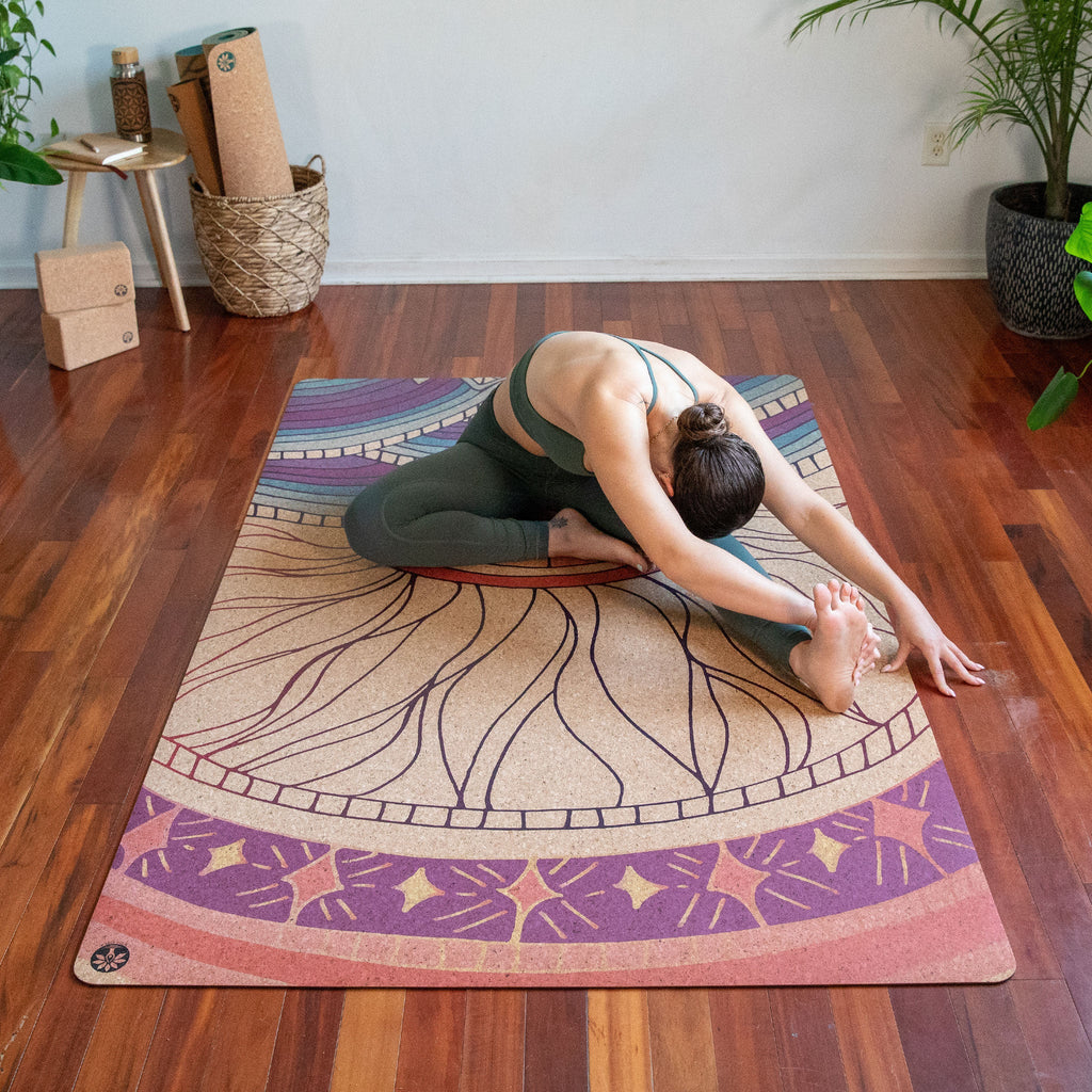 Mountain Magic Nomad XL Cork Yoga Mat – Yoloha Yoga, view 3