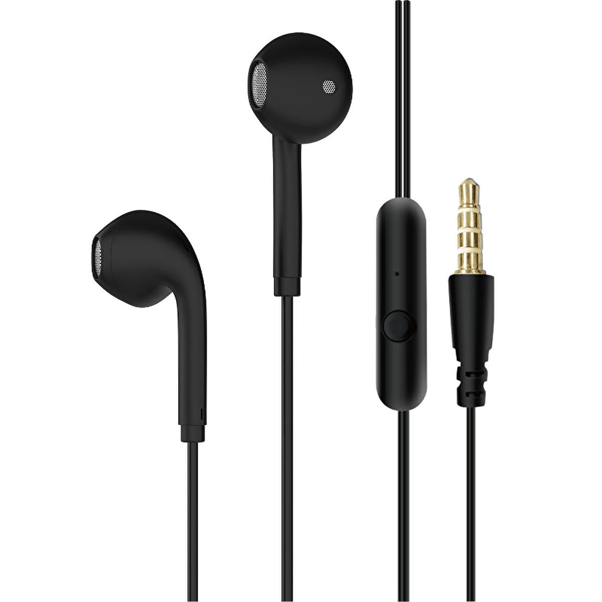 S-link Wired In-Ear Headphones with Microphone: Mobile Phone Compatible, Stereo Sound, Budget-Friendly Earphones Headset