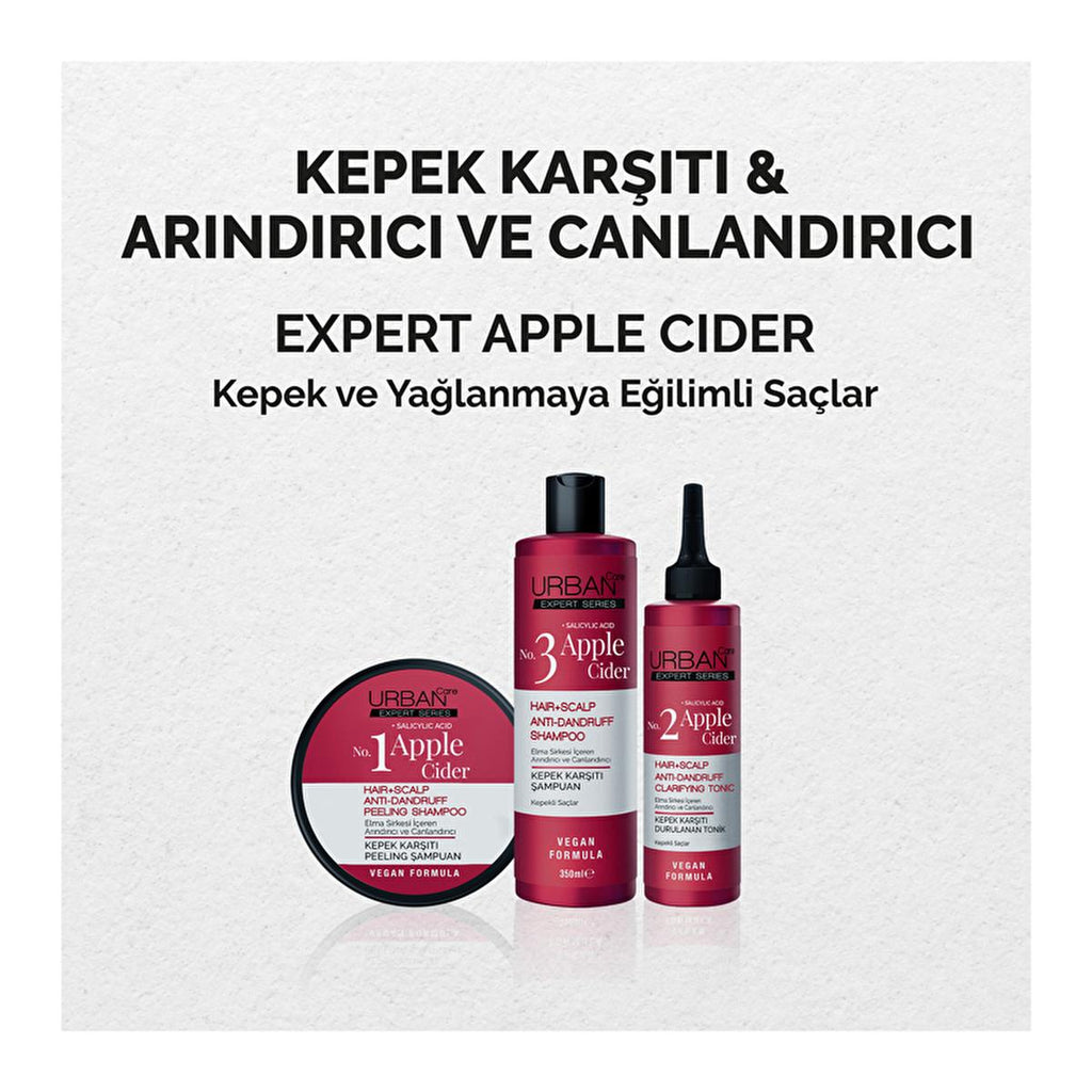 Urban Care Anti-Dandruff Shampoo with Apple Cider Vinegar & Salicylic Acid - Vegan Hair Care 11.83 fl oz