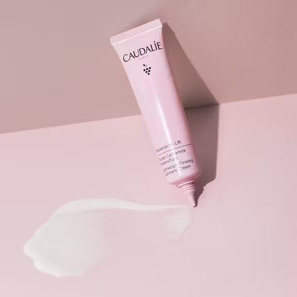 Caudalie Resveratrol Lift Anti-Aging Face Cream - Lightweight Firming & Moisturizing Cashmere Cream for Aging Skin