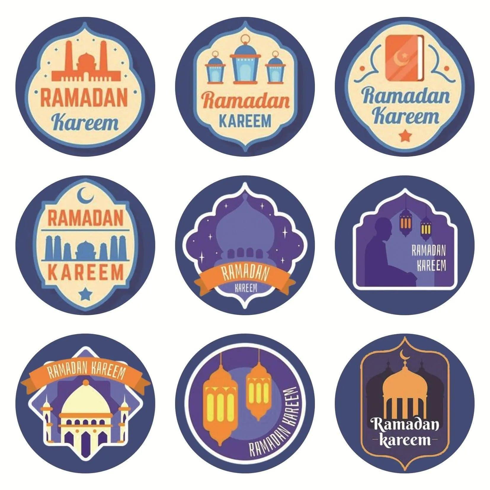 Mariam's Collection MR014 Ramadan Sticker, 90 Pcs Stickers Eid Mubarak Decoration — construction detail