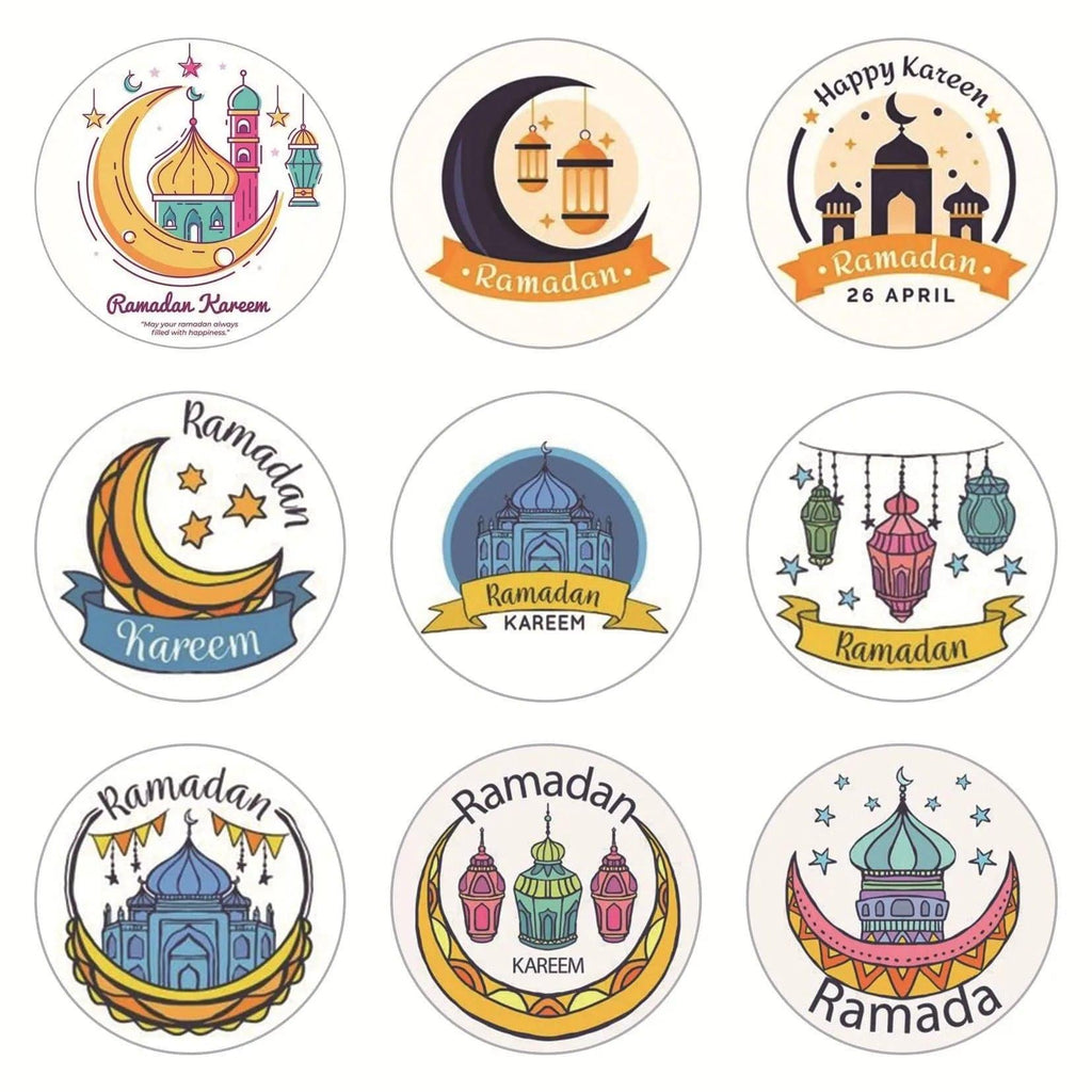 Mariam's Collection MR014 Ramadan Sticker, 90 Pcs Stickers Eid Mubarak Decoration — detail shot 9
