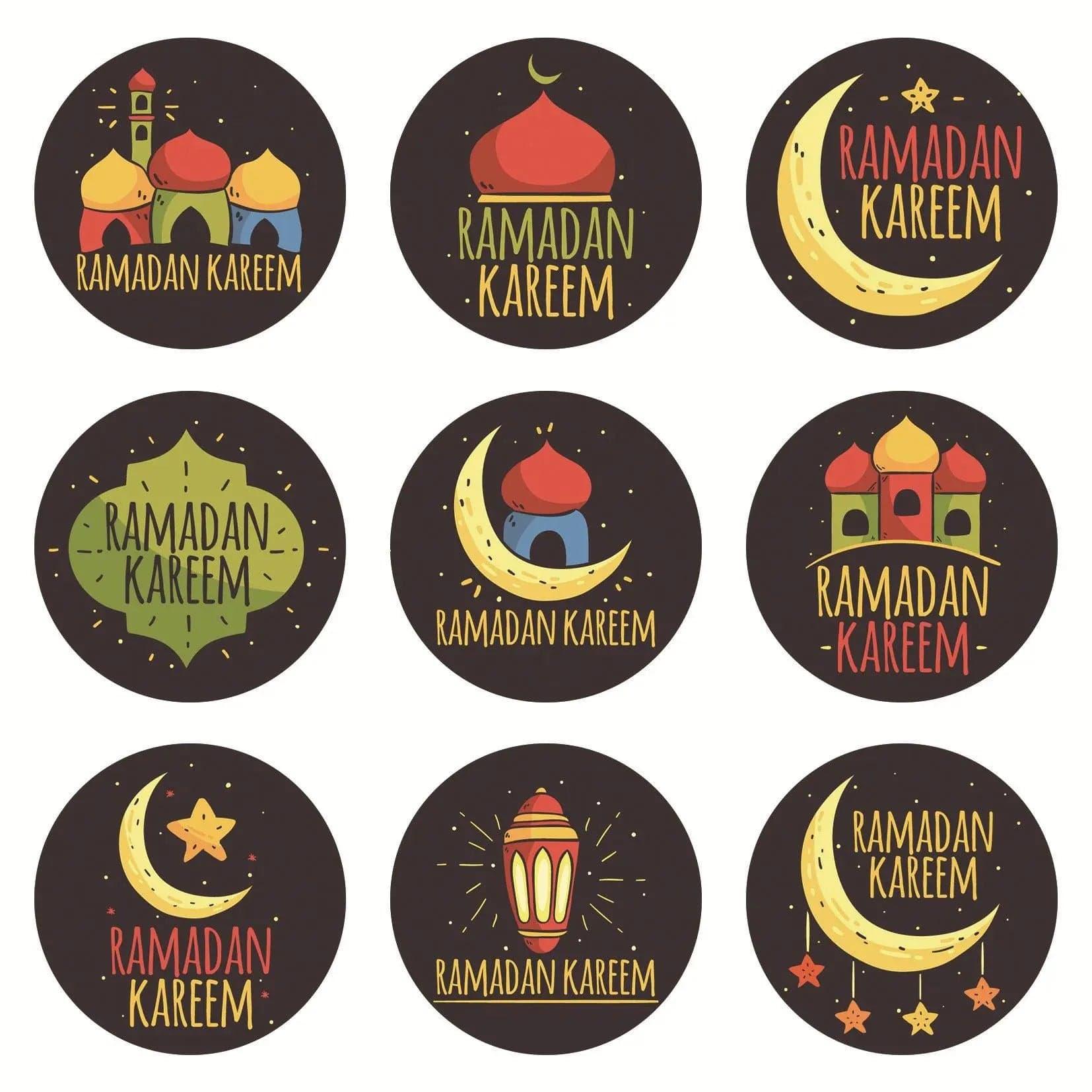 Mariam's Collection MR014 Ramadan Sticker, 90 Pcs Stickers Eid Mubarak Decoration — detail shot 6