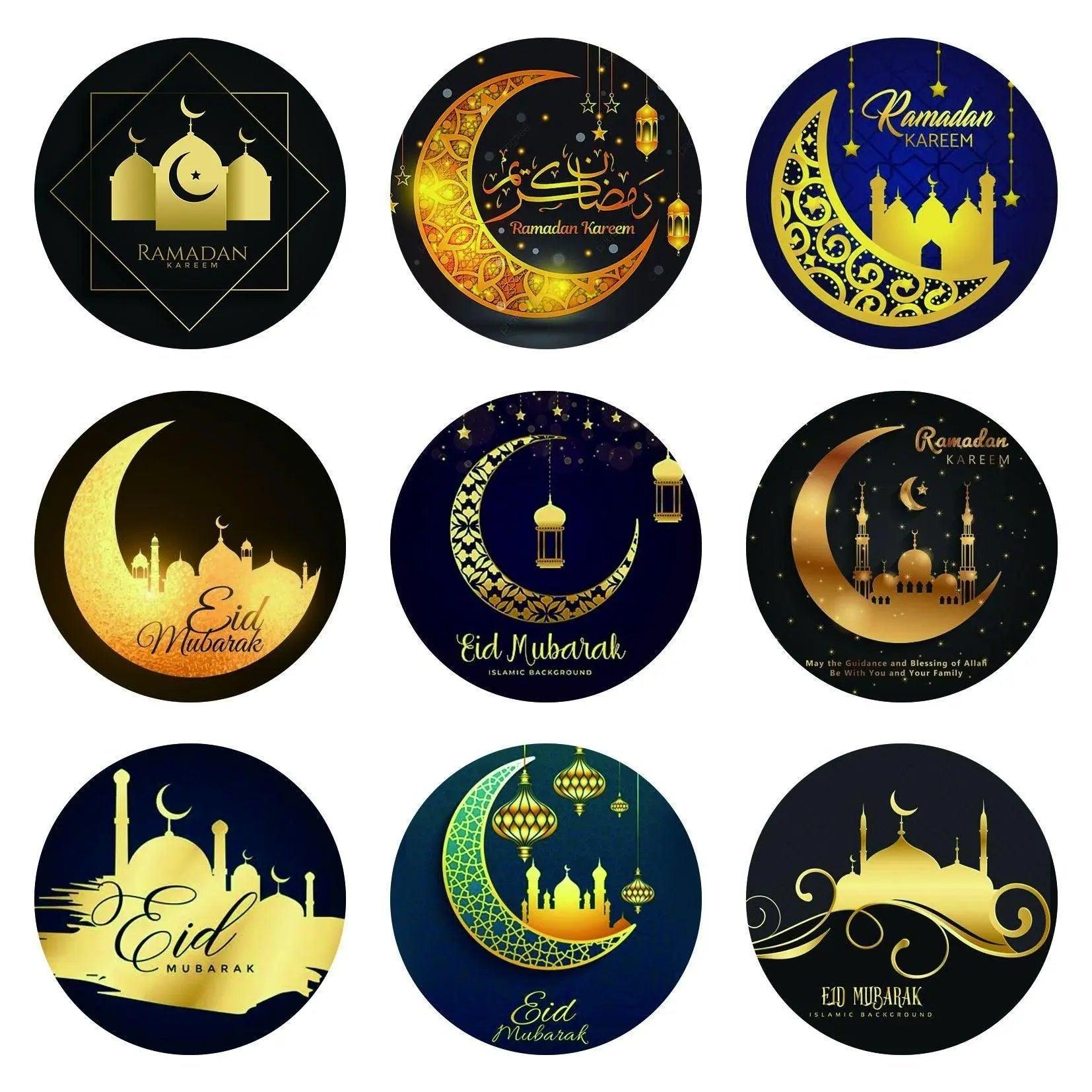 Mariam's Collection MR014 Ramadan Sticker, 90 Pcs Stickers Eid Mubarak Decoration — product category context