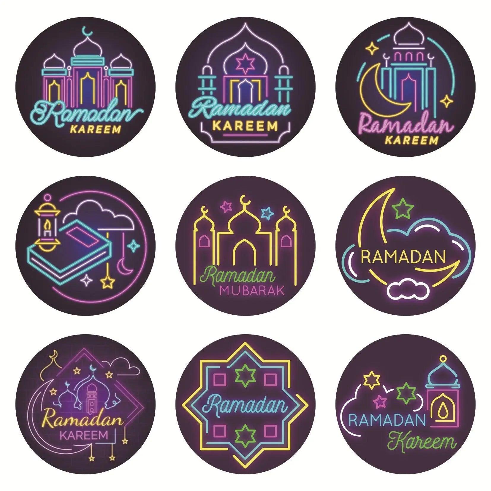 Mariam's Collection MR014 Ramadan Sticker, 90 Pcs Stickers Eid Mubarak Decoration — detail shot 10