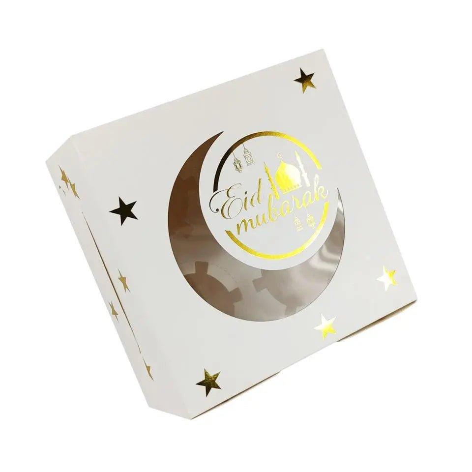Mariam's Collection MR016 Ramadan Cupcake Packing Box,Muffin Box 4 holes — main product shot