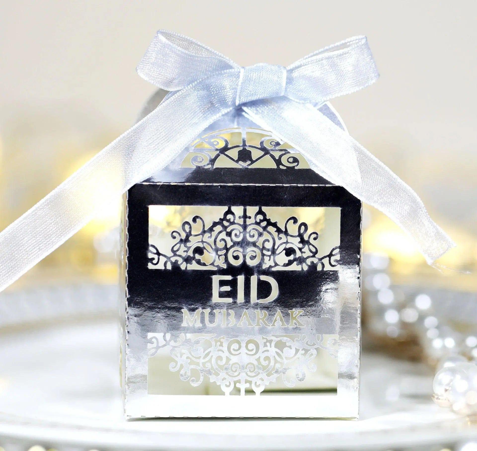 Mariam's Collection Mariam's Collection MR018 50 Pcs Happy Eid Mubarak Hollow Candy Box — detail shot 8