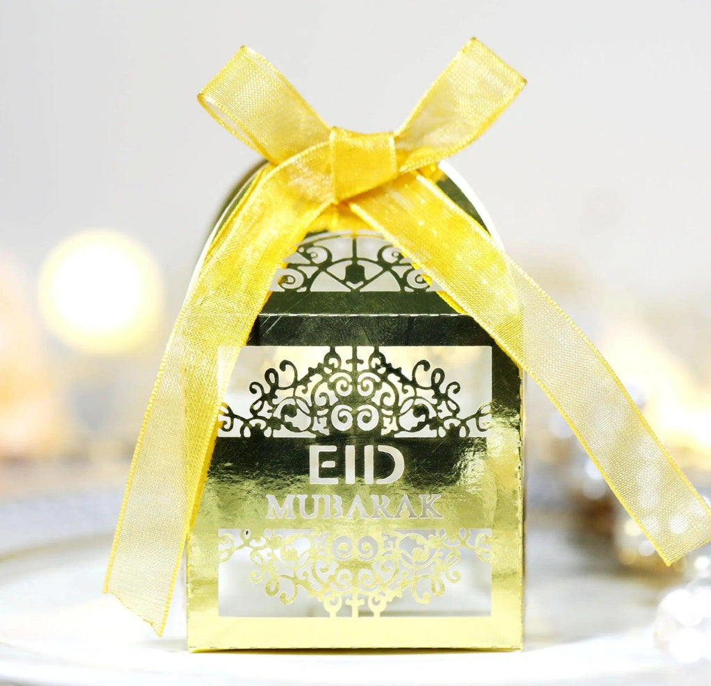 Mariam's Collection Mariam's Collection MR018 50 Pcs Happy Eid Mubarak Hollow Candy Box — detail shot 7