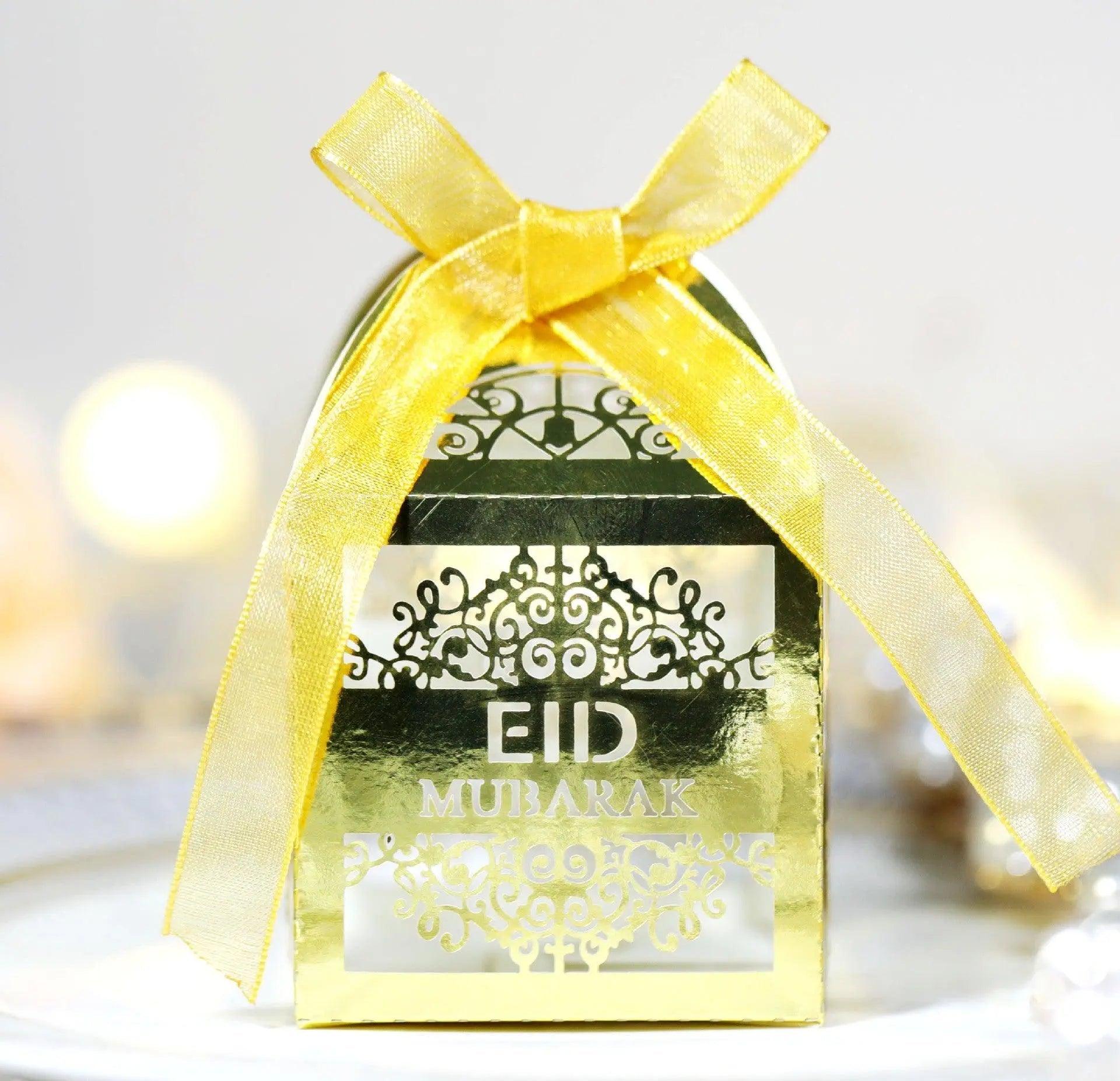 Mariam's Collection Mariam's Collection MR018 50 Pcs Happy Eid Mubarak Hollow Candy Box — detail shot 7