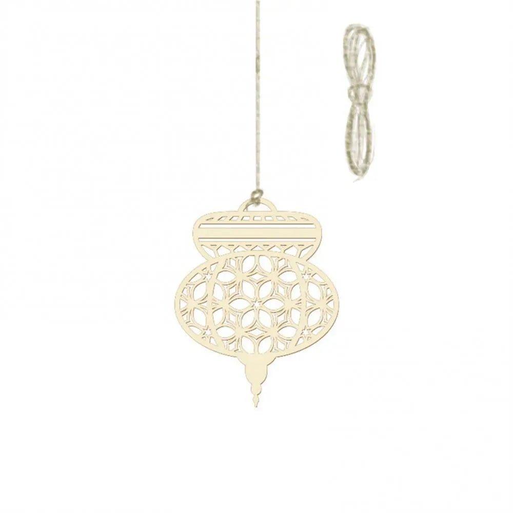 Mariam's Collection Mariam's Collection MR020  Wooden Ramadan & Eid Mubarak Decoration — lifestyle worn / used context