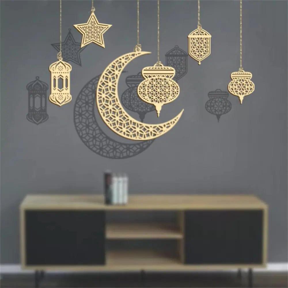 Mariam's Collection Mariam's Collection MR020  Wooden Ramadan & Eid Mubarak Decoration — product category context