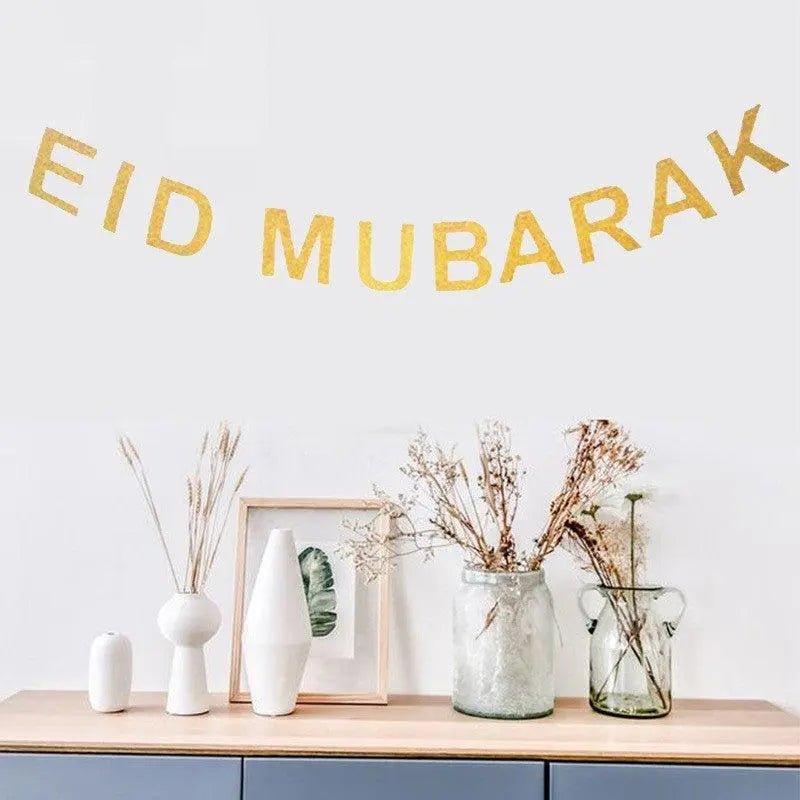 Mariam's Collection Mariam's Collection MR021 EID MUBARAK Flash Party Banner — Mariam's Collection branding close-up