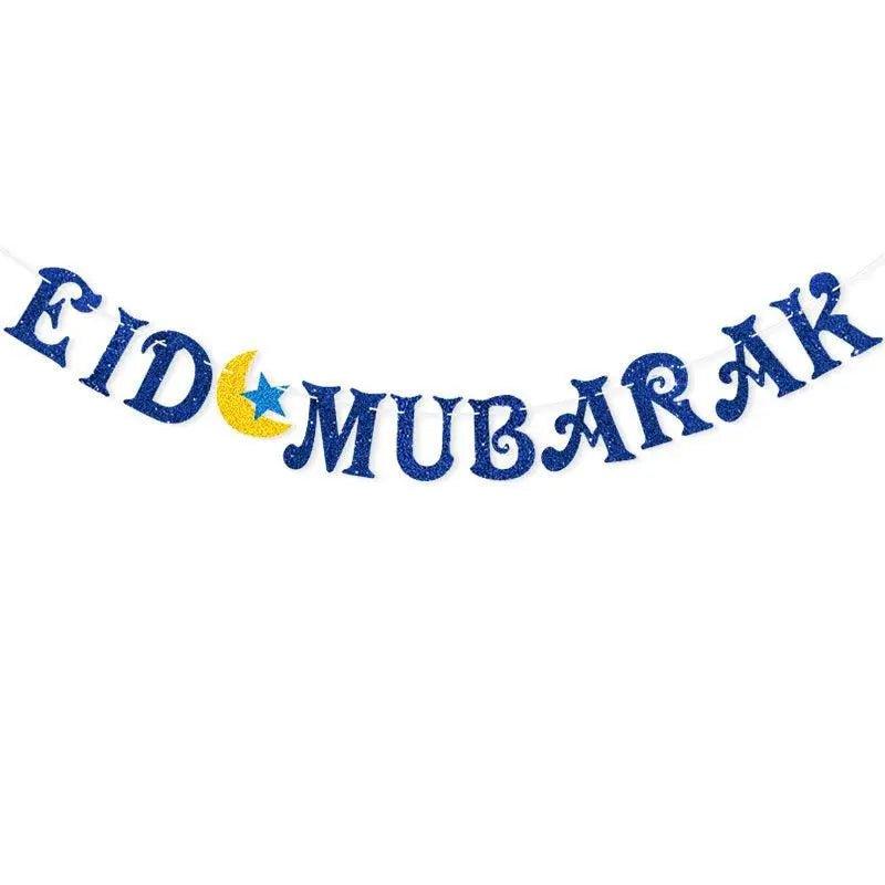 Mariam's Collection Mariam's Collection MR021 EID MUBARAK Flash Party Banner — detail shot 6