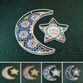 MR029 Ramadan Tray, Iron Festive Moon Tray by Mariam's Collection