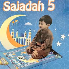 Electronic Interactive Children Prayer Mat, Muslim Kids Educational Prayer Mat…