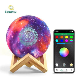 MR033 Color Moon Light Bluetooth Quran Speaker, QB512 Smart App Control Night…