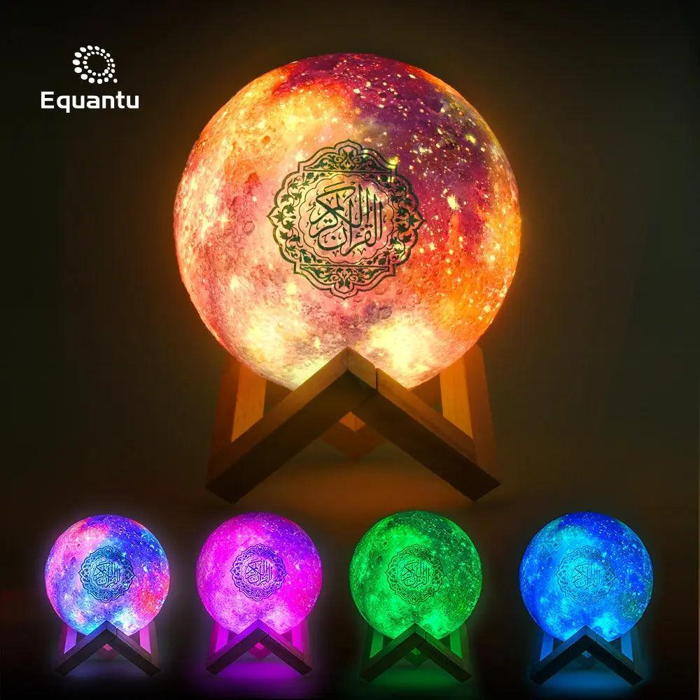 Mariam's Collection MR033 Color Moon Light Bluetooth Quran Speaker, QB512 Smart App Control Night… — lifestyle worn / used context