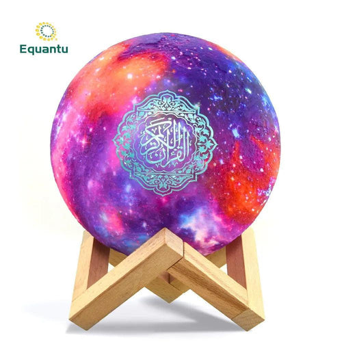 MR033 Color Moon Light Bluetooth Quran Speaker, QB512 Smart App Control Night Light