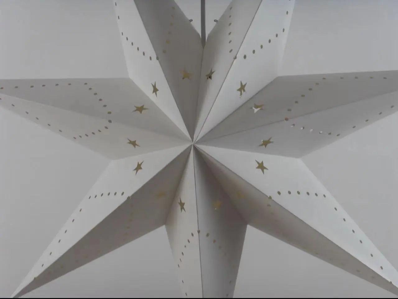 Mariam's Collection MR035 Hollow Star Hanging, Eid Mubarak Christmas Ramadan Decoration — main product shot