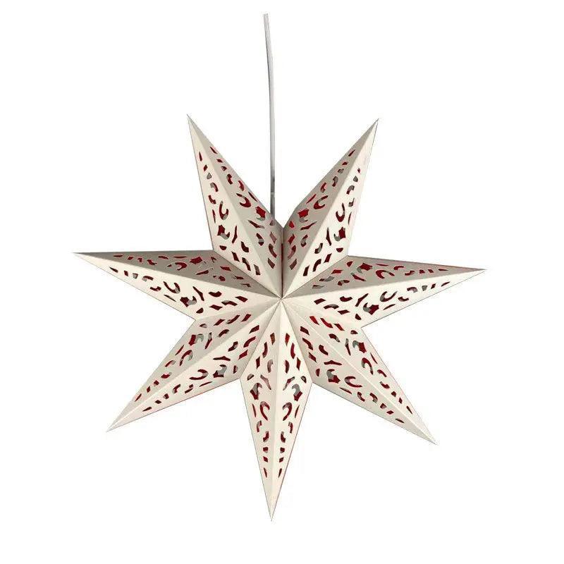 Mariam's Collection MR035 Hollow Star Hanging, Eid Mubarak Christmas Ramadan Decoration — feature highlight