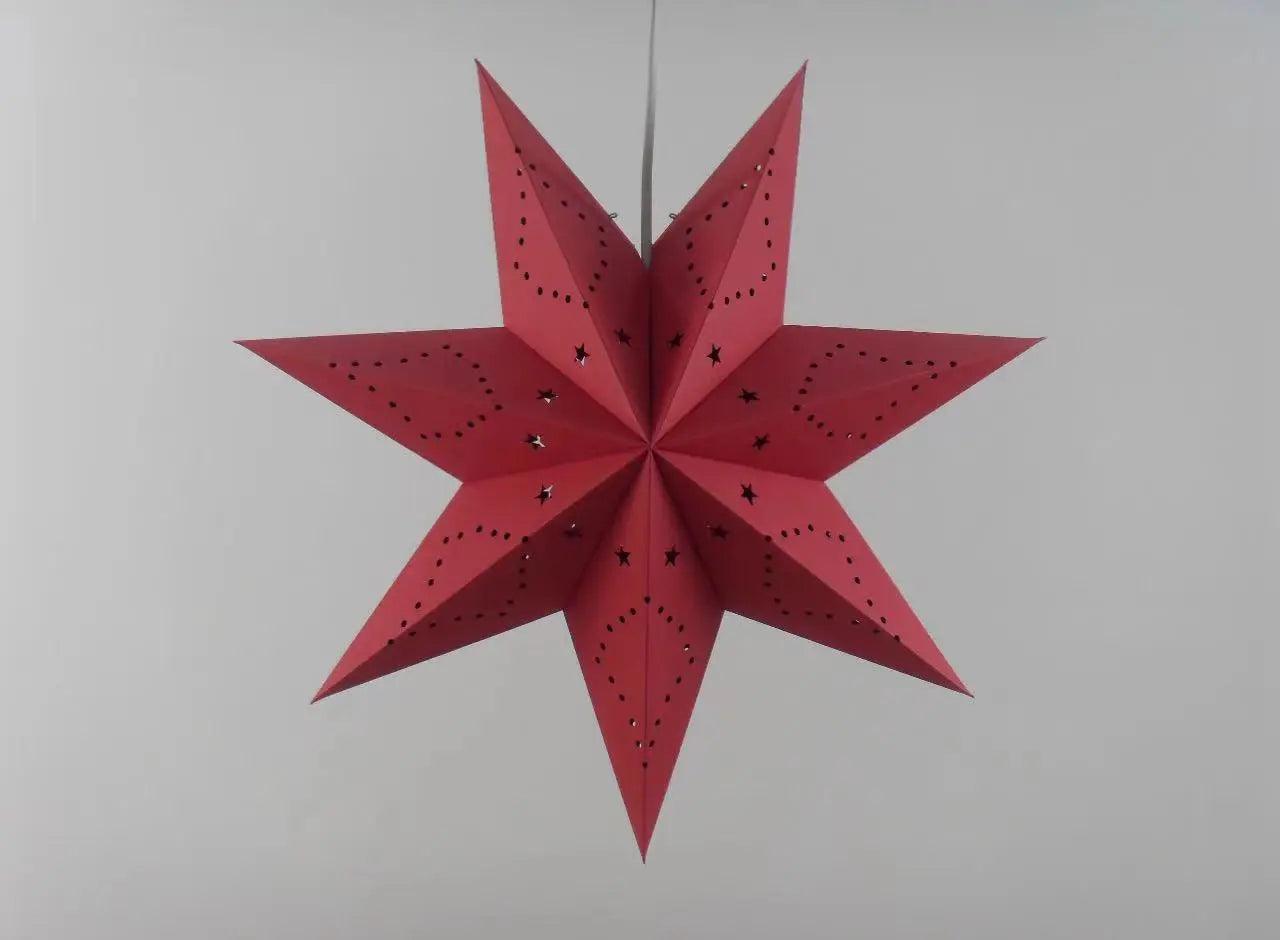 Mariam's Collection MR035 Hollow Star Hanging, Eid Mubarak Christmas Ramadan Decoration — detail close-up