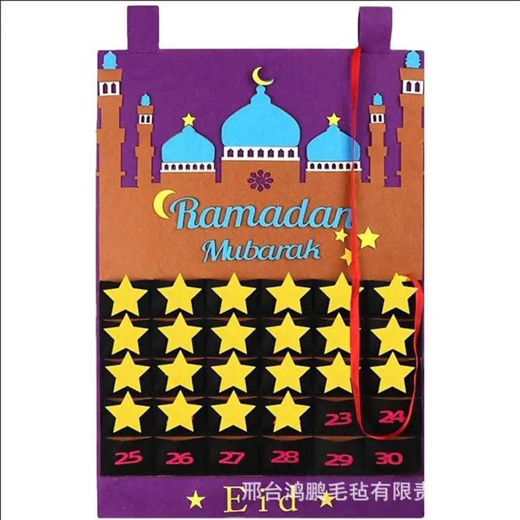 Mariam's Collection Mariam's Collection MR044 Calendar Fabric Ramadan Hanging Pendant — product category context