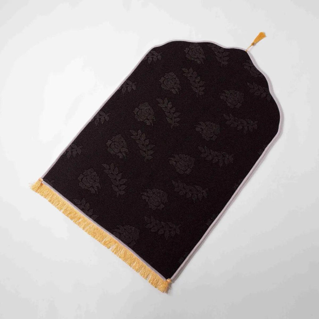 Mariam's Collection MR054 Thickened Sponge Printed Flannel Tassel Prayer Mat — detail shot 7