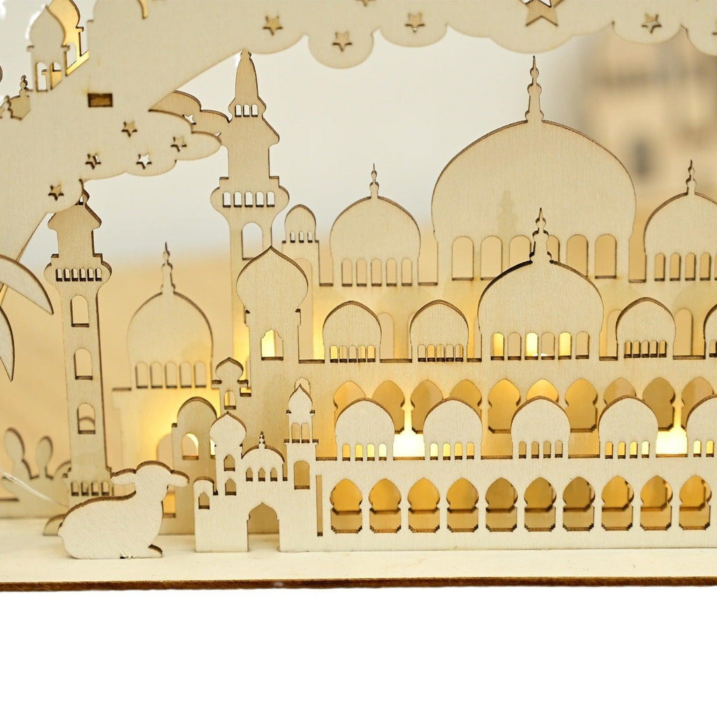 Mariam's Collection Mariam's Collection MR058 Wooden LED Atmosphere Decorative Moon Lamp — product category context