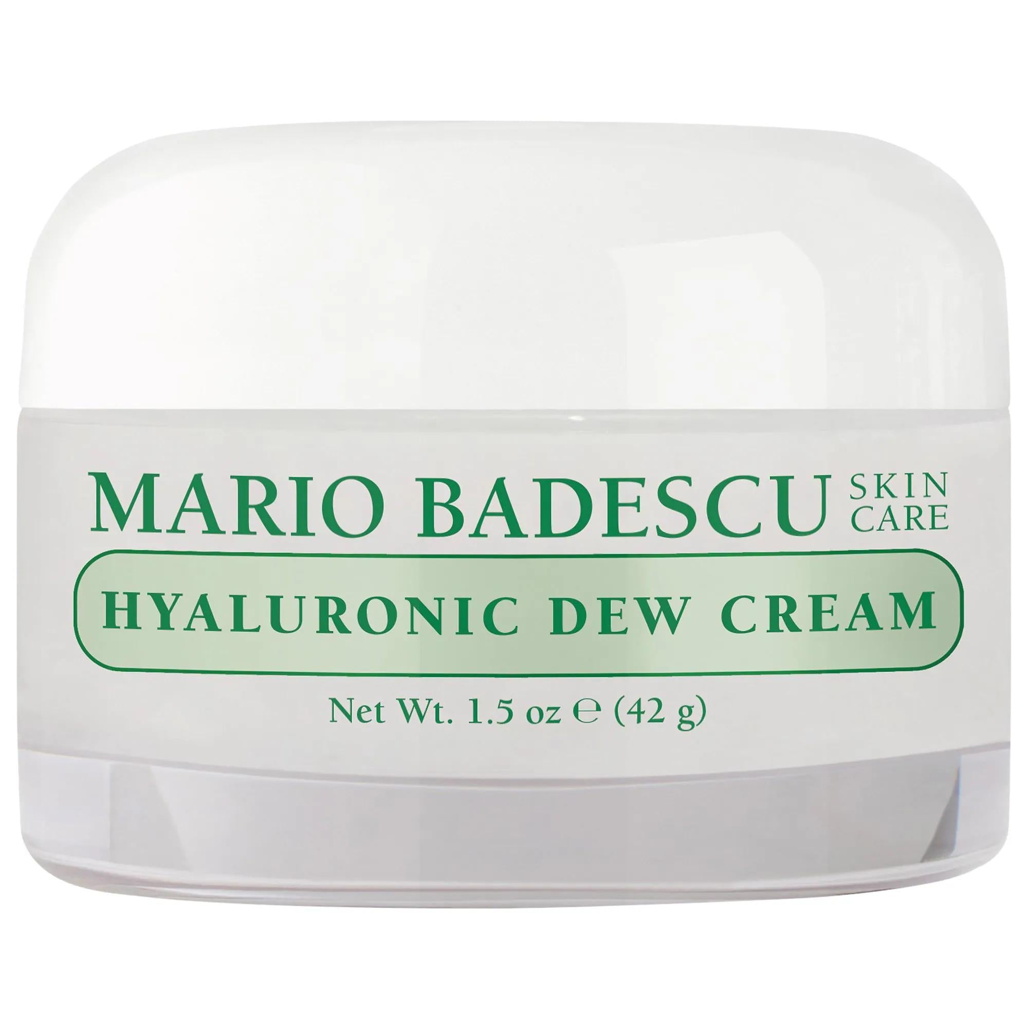 Hyaluronic Dew Cream - Lightweight, Oil-Free Face Moisturizer for Normal, Combination & Oily Skin with Hyaluronic Acid - Vegan, Cruelty-Free