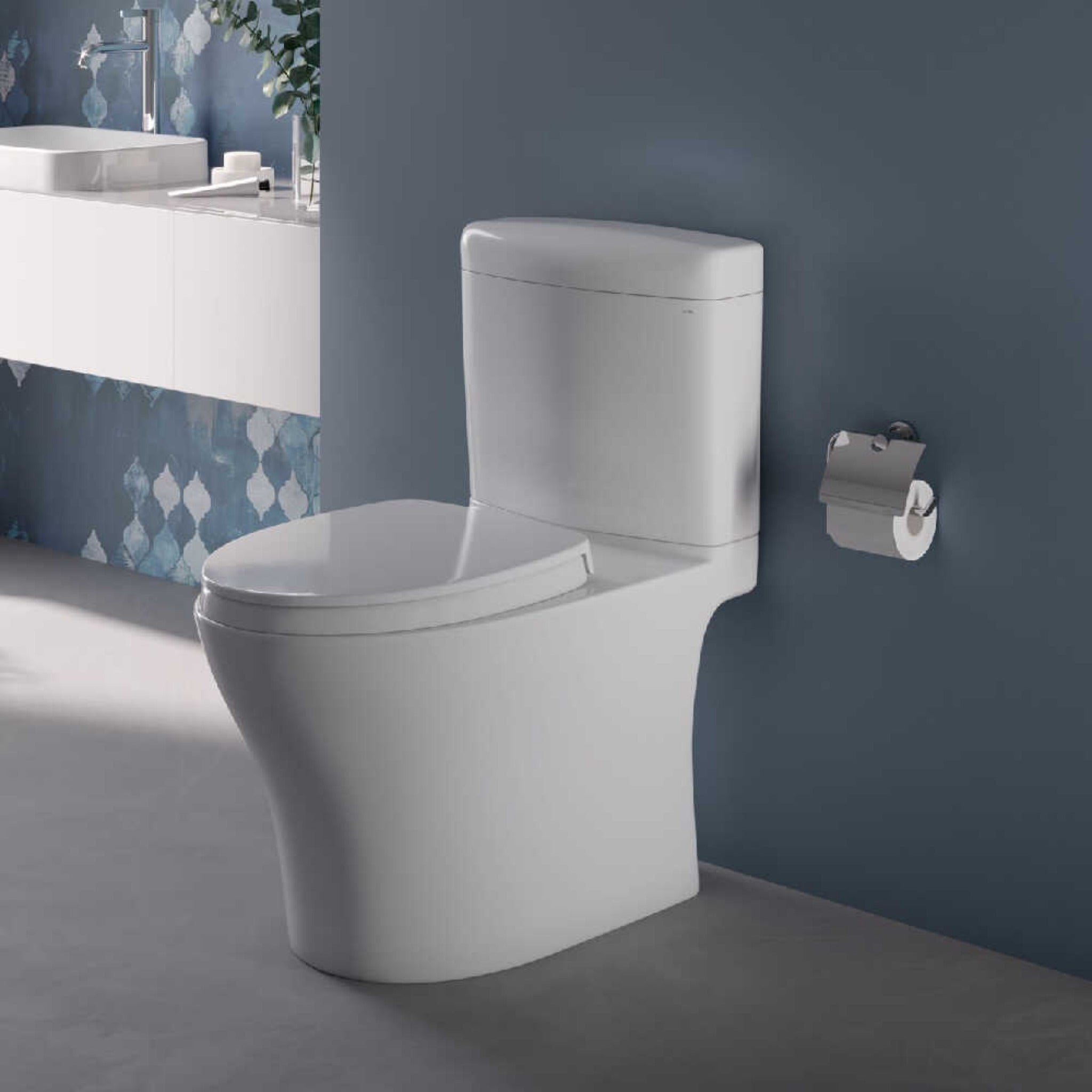 [MS436124CEMFGN#01] TOTO Aquia IV Cube Dual Flush Universal Height Toilet With Soft Close Bidet Seat (SAK57519) – SAKSBY WHOL