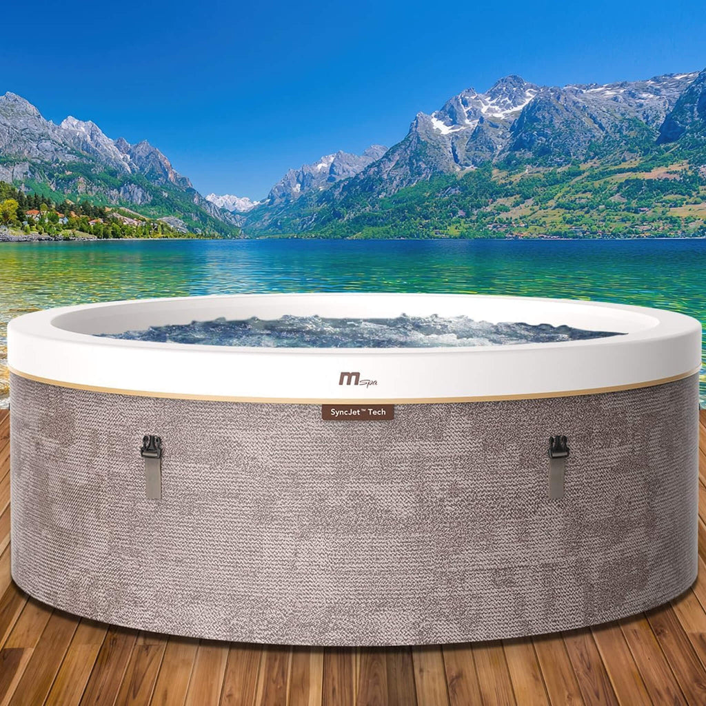 MSpa Cocoon Verto Series Six-Person Inflatable Round Hot Tub With Hydro Massage [F-CO063WE] (SAK50928) – SAKSBY WHOLESALE, vi