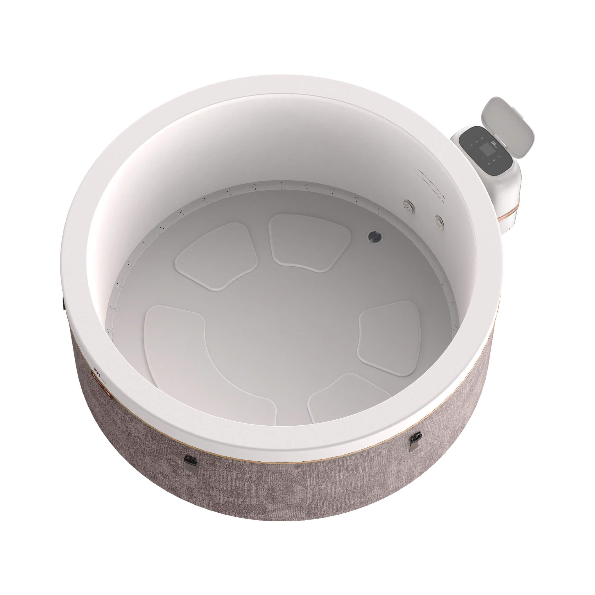 MSpa Cocoon Verto Series Six-Person Inflatable Round Hot Tub With Hydro Massage [F-CO063WE] (SAK50928) – SAKSBY WHOLESALE, vi