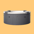 MSpa Denver Frame Series Six-Person Inflatable Round Hot Tub With Hydro Massage [F-DE066W] (SAK87043) – SAKSBY WHOLESALE