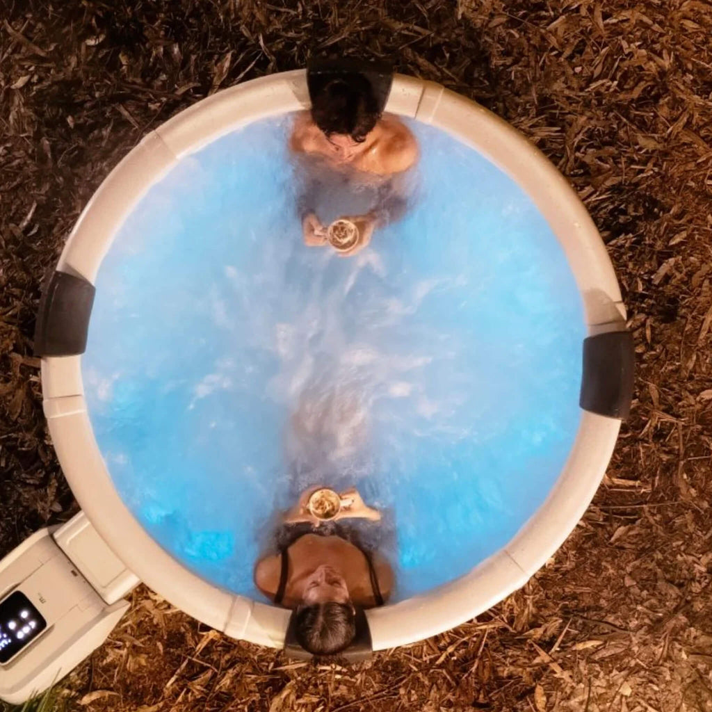 MSpa Denver Frame Series Six-Person Inflatable Round Hot Tub With Hydro Massage [F-DE066W] (SAK87043) – SAKSBY WHOLESALE, vie
