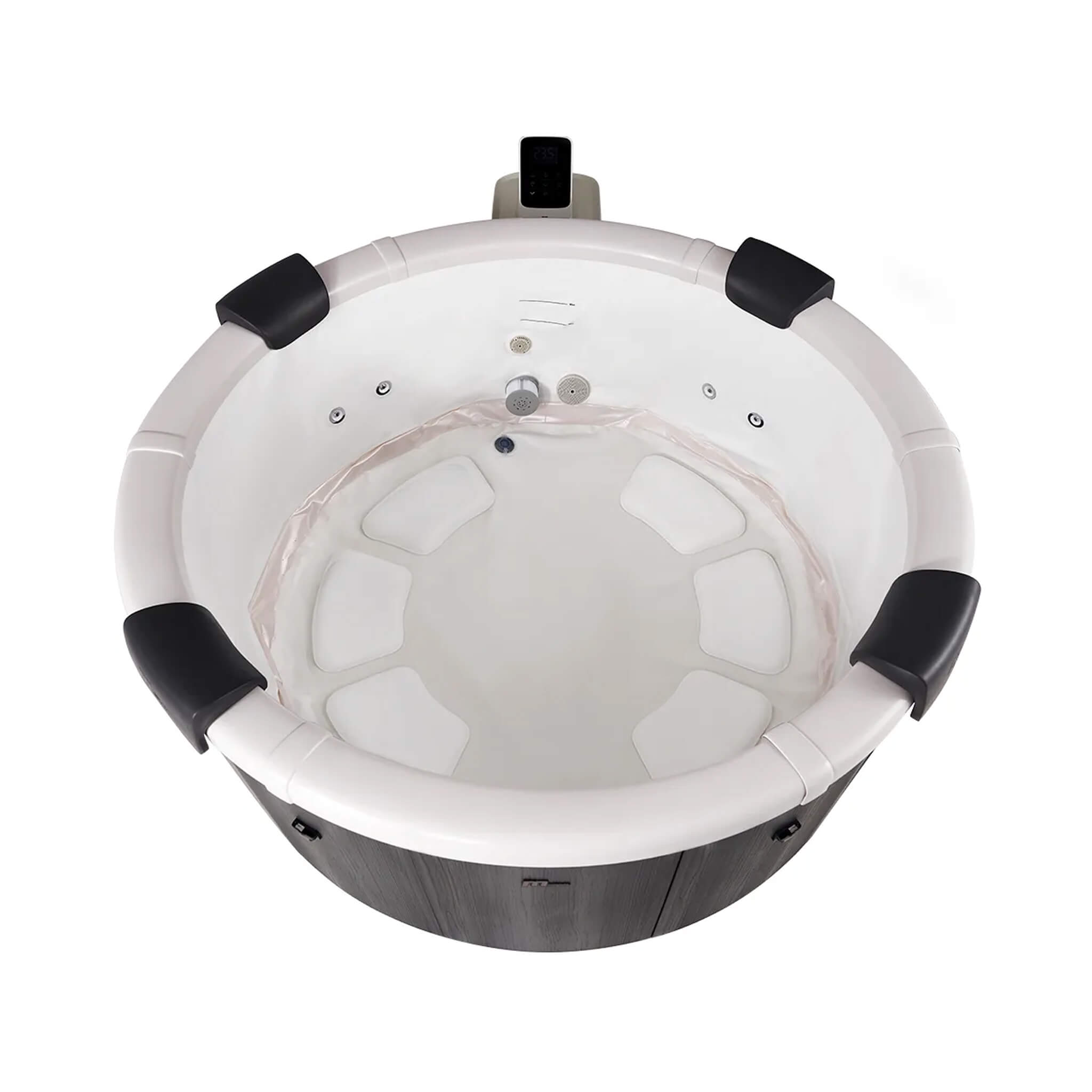 MSpa Denver Frame Series Six-Person Inflatable Round Hot Tub With Hydro Massage [F-DE066W] (SAK87043) – SAKSBY WHOLESALE, vie