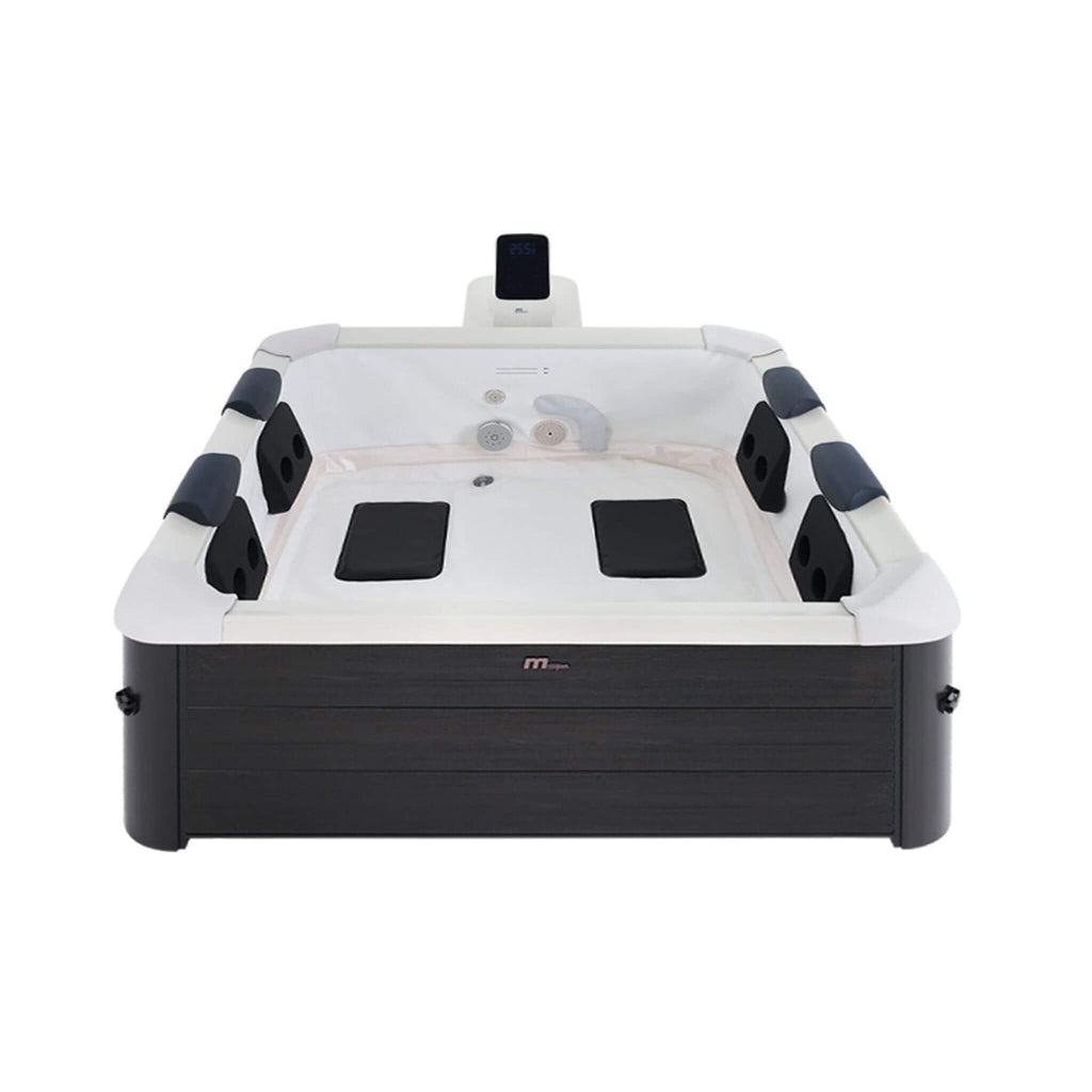 MSpa Oslo Supreme 6-Person 120 Jets Square Spa W/ LED Lights & Integrated App Control [F-OS063W] (SAK93516) – SAKSBY WHOLESAL