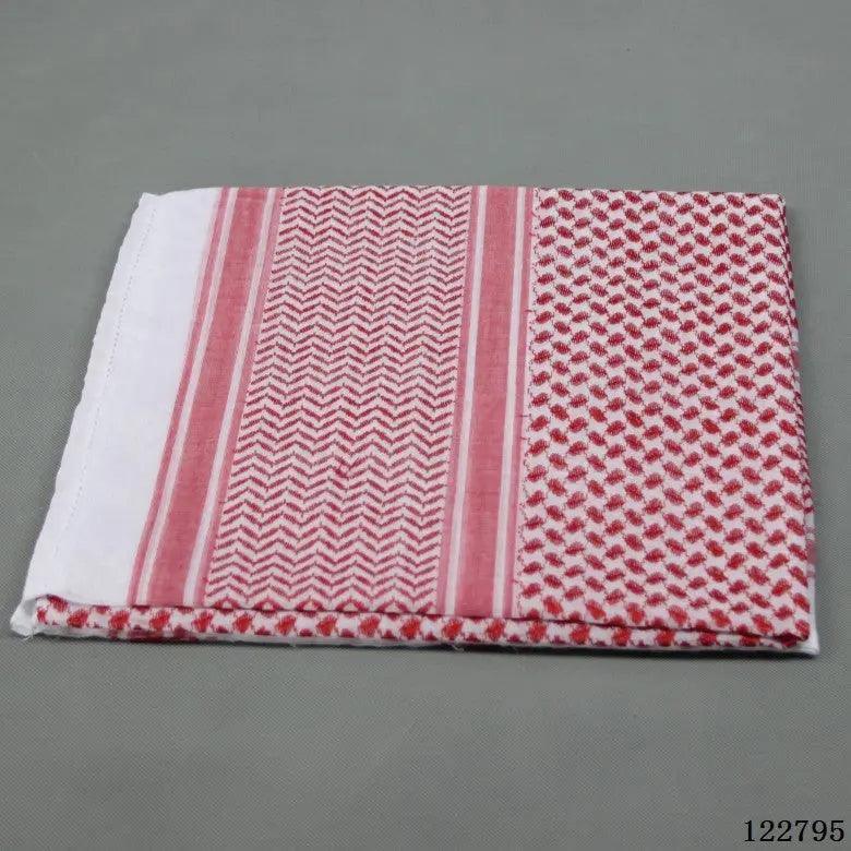 Mariam's Collection MT008 Men's Turban Arabic Shemagh Kaffiyeh Headscarf — construction detail