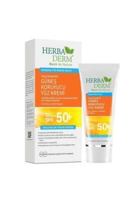 Herbaderm SPF50 Water-Resistant Sunscreen Lotion for Sensitive Skin - Anti-Aging Benefits
