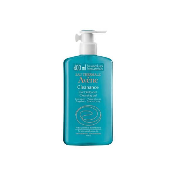 Avene Cleanance Cleansing Gel for Combination/Oily Skin - Gentle, Non-comedogenic, 13.53 fl oz