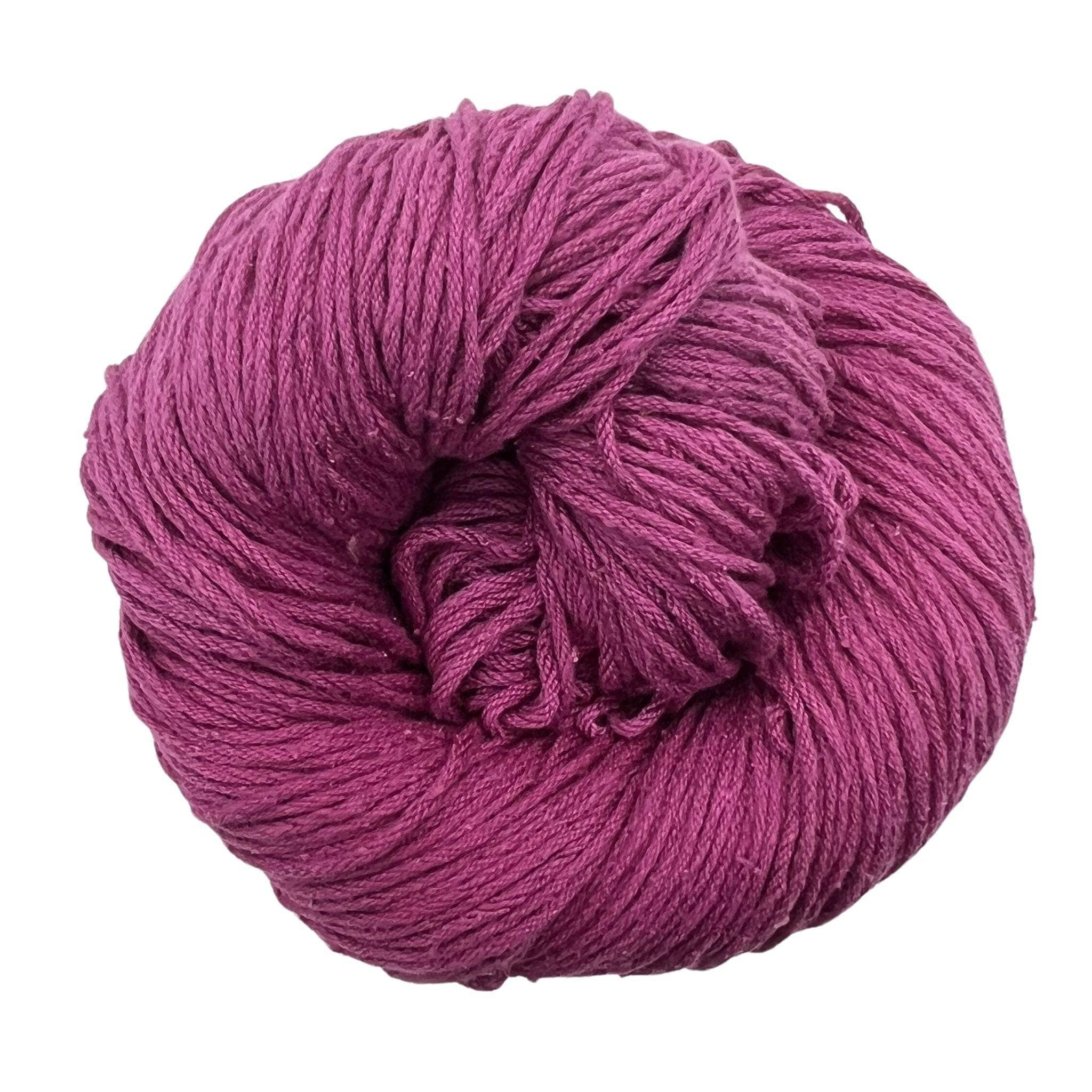Darn Good Yarn Darn Good Yarn Mulberry Silk Fingering Weight Yarn — detail shot 10