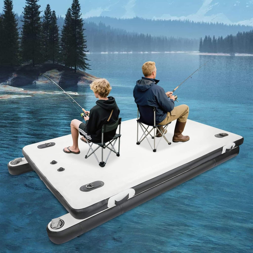 [05X08FT] Multi-Person Inflatable Floating Dock With Pump And D-Rings (SAK45918) – SAKSBY WHOLESALE, view 5