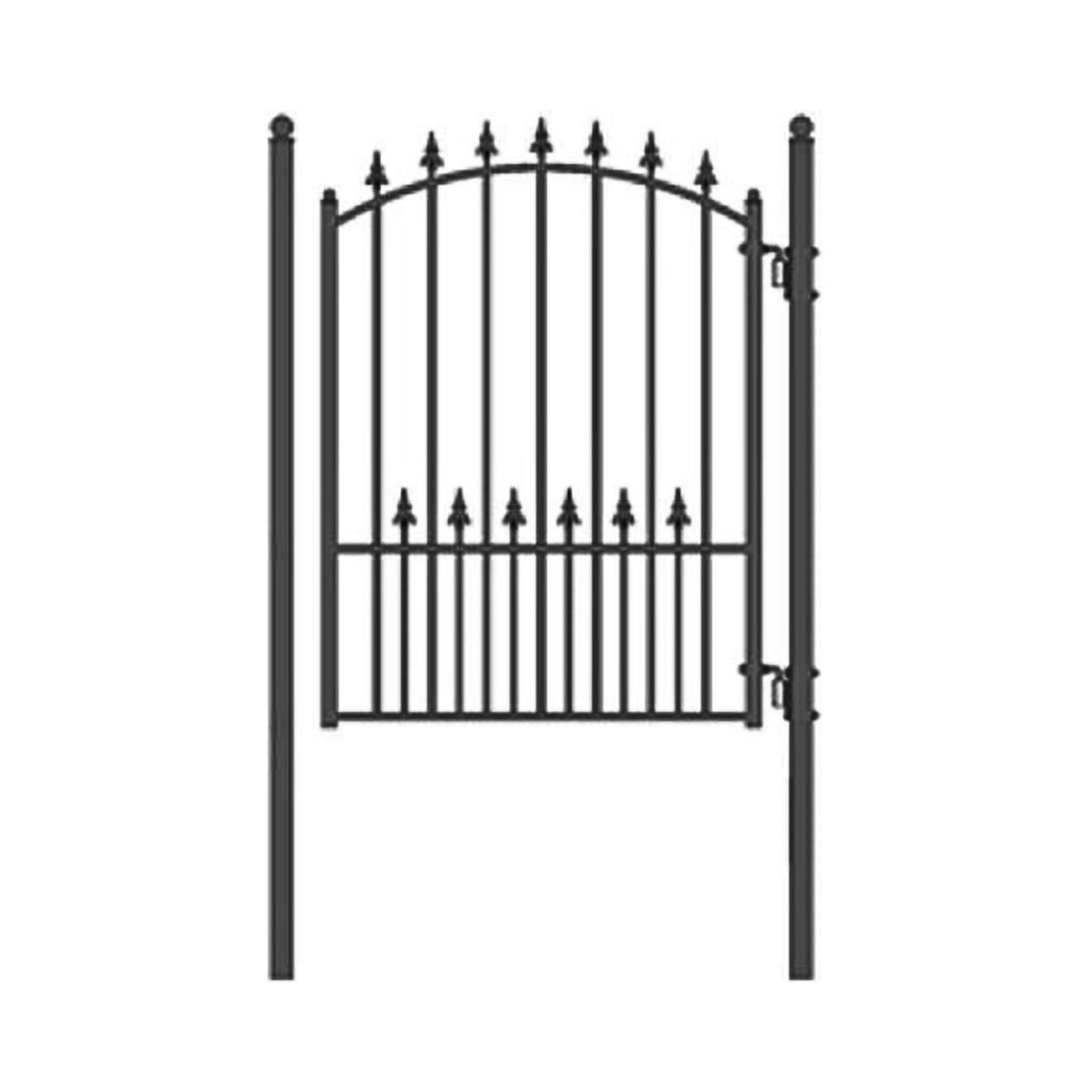 5FT Heavy-Duty Munich Powder-Coated Galvanized Steel Pedestrian Gate (SAK35824) – SAKSBY WHOLESALE, view 4