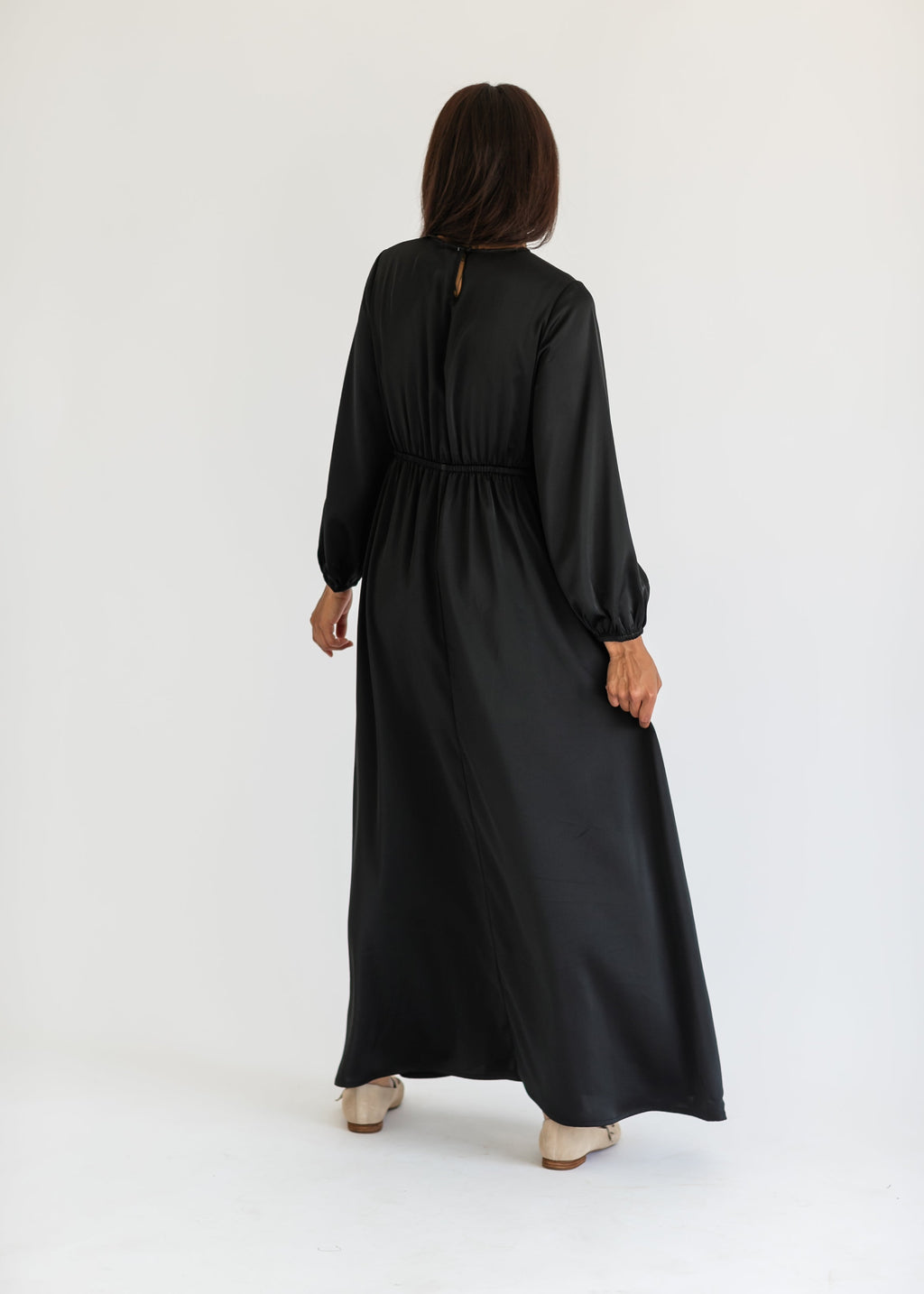Inherit Co. Muriel Satin Maxi Dress - FINAL SALE — main product shot